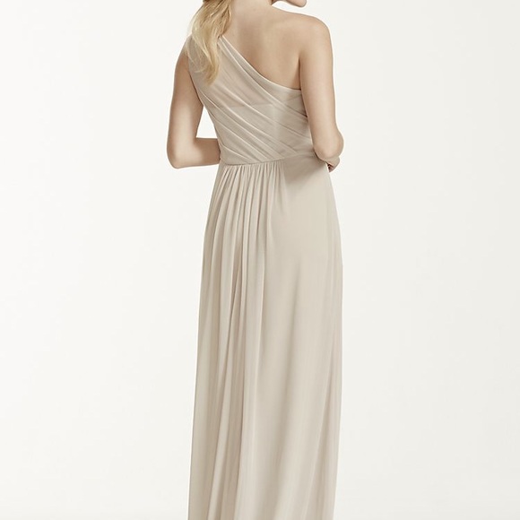 David’s Bridal One Shouldered Bridesmaids Dress - Picture 2 of 3